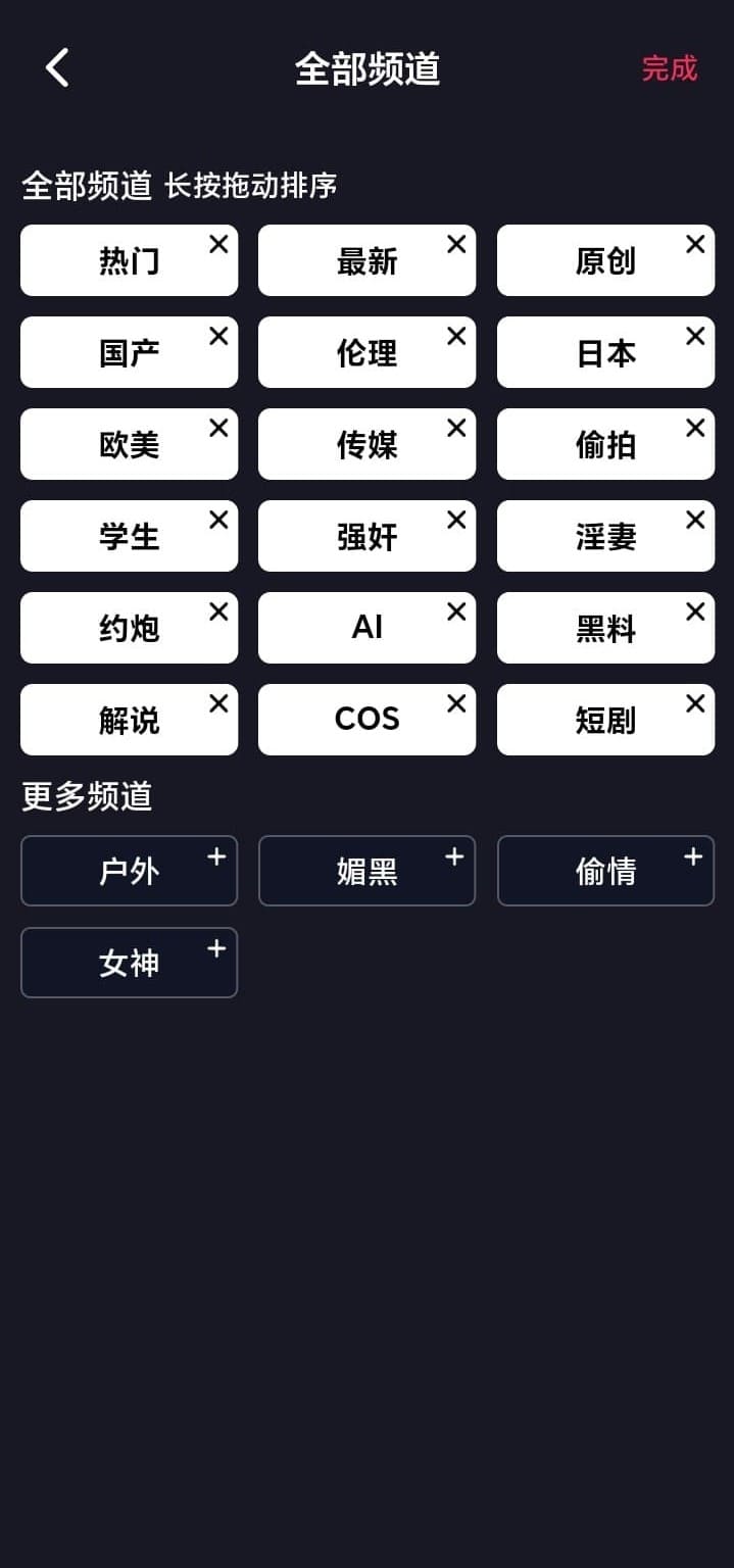 抖阴网页版频道结构